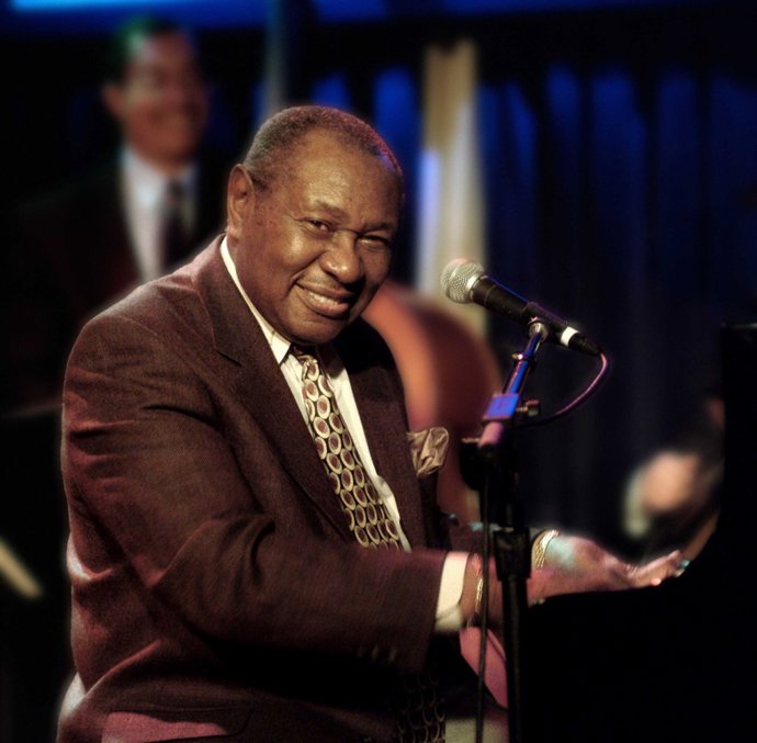 El pianista y cantante de jazz Freddy Cole.