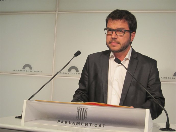 El diputado de ERC en el Parlament Pere Aragonès