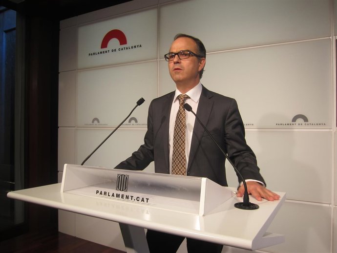 El líder de CiU en el Parlament, Jordi Turull