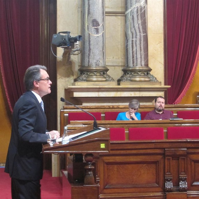 Artur Mas, en el pleno monográfico de agricultura