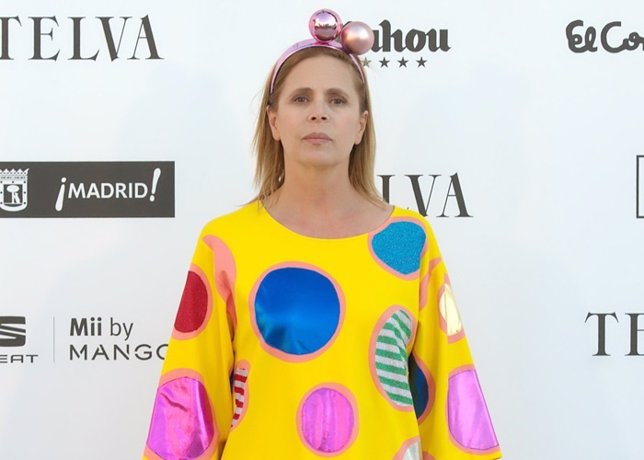 Agatha Ruiz de la Prada en el desfile de TELVA