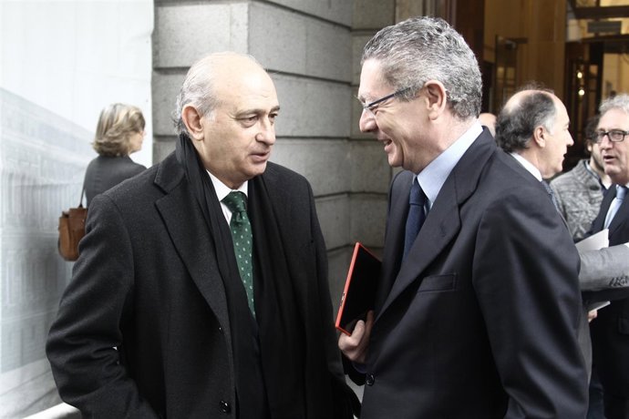 Jorge Fernández Díaz y Alberto Ruiz Gallardón