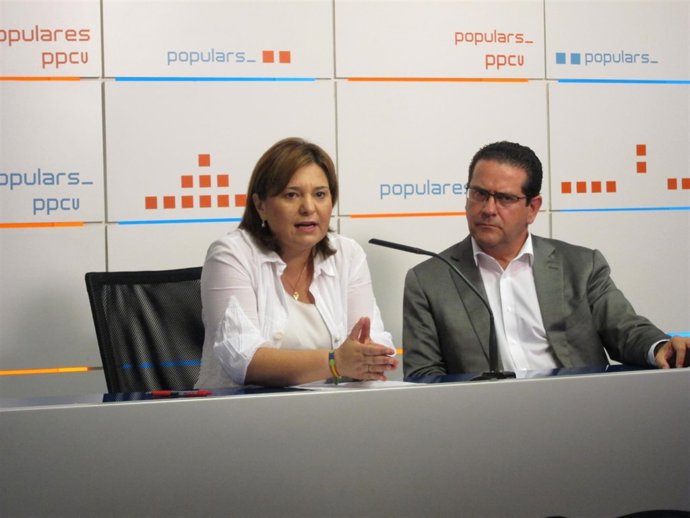 Bonig y Bellver en rueda de prensa