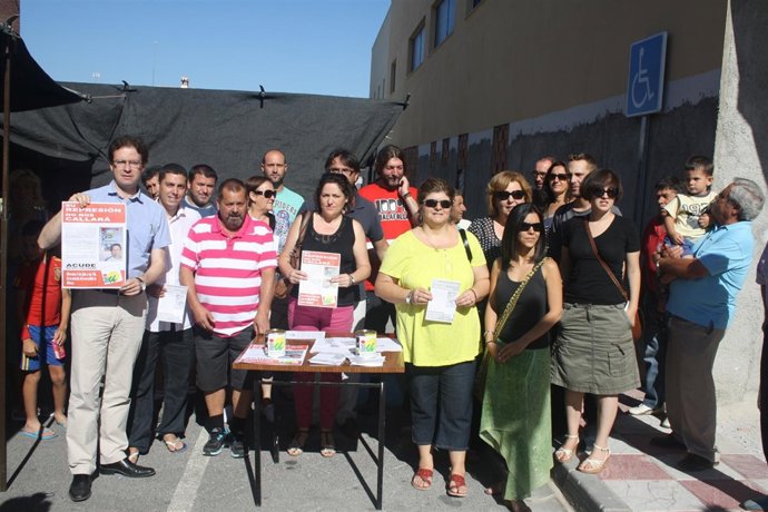 IU apoya a una integrante de la asamblea local de Alfacar condenada a arresto