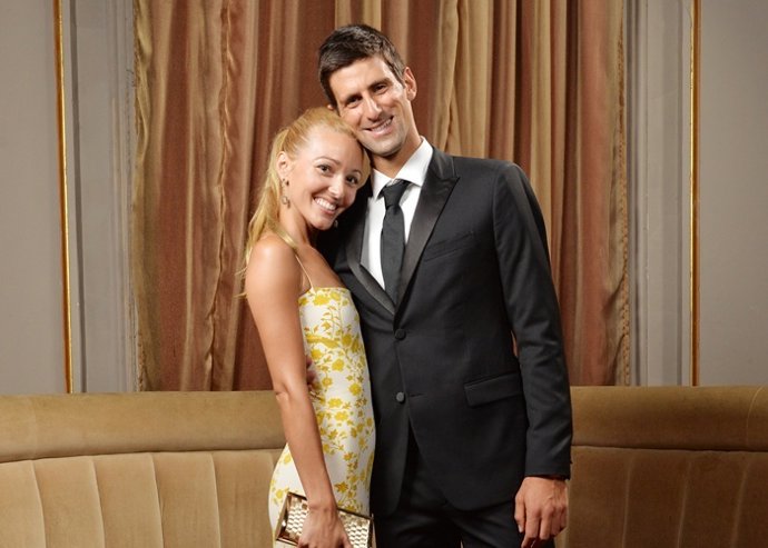 Novak Djokovic y Jelena Ristic