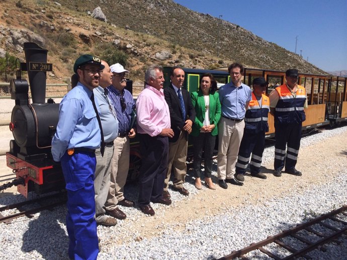 Inauguración tren turístico Ventas de Zafarraya