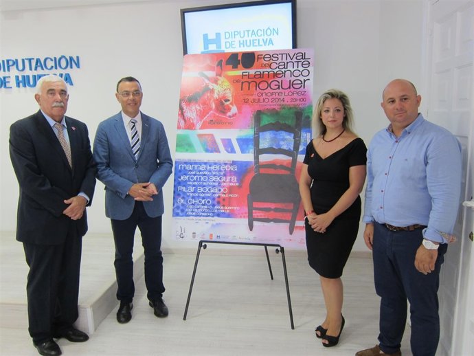 Ignacio Caraballo presenta la 40º Festival de Cante Flamenco de Moguer. 