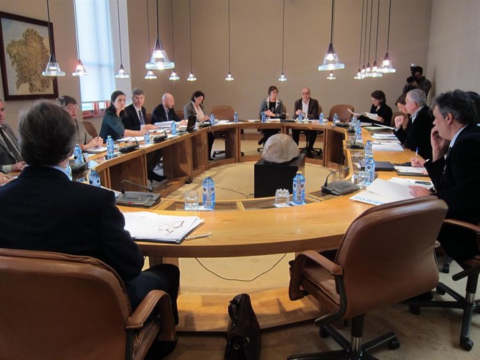 Xunta de Portavoces en el Parlamento de Galicia.