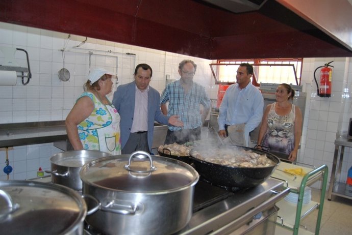 Escuela Verano, Comedor,  Cocina, Ruiz Espejo, Pérez, Junta, Palma-Palmilla