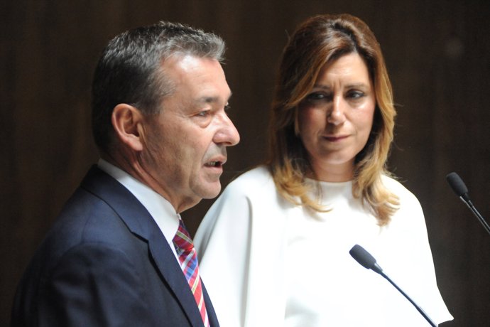Paulino Rivero y Susana Díaz