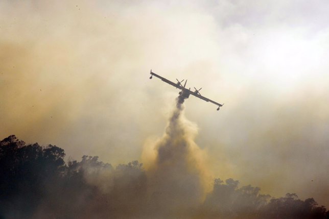 Incendio en el Monte de la Tortuga de Ceuta      