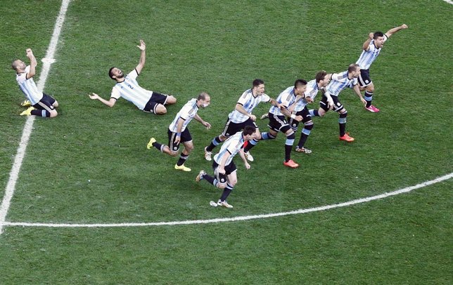 Argentina celebra el pase a la final