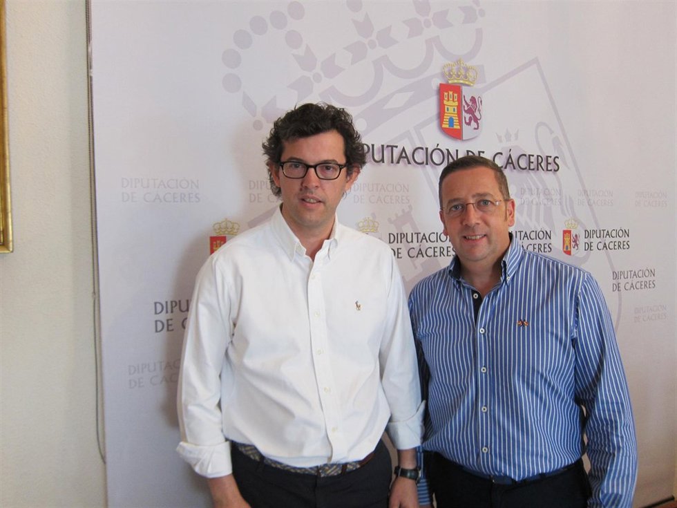 Emilio Borrega Y Juan Luis Rodríguez, De Diputación De Cáceres