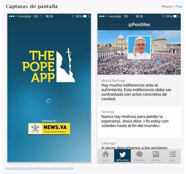 El Papa ua tiene aplicación: The Pope App