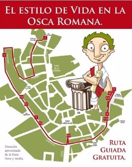Ruta de 'Un paseo por la Osca Romana'