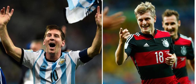 Leo Messi y Toni Kroos