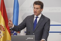 Feijóo "respeta" la "soberanía" de la RAG al elegir a Filgueira y proclama que "la lengua no tiene ideología"