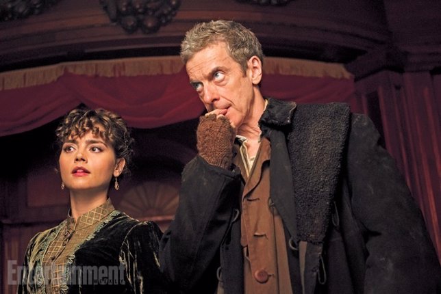  Peter Capaldi Y Jenna Coleman En La Octava Temporada De Doctor Who