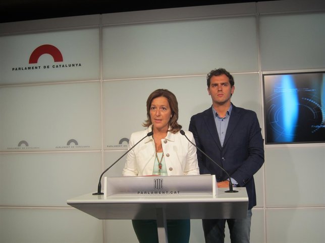 Carina Mejías y Albert Rivera, C's
