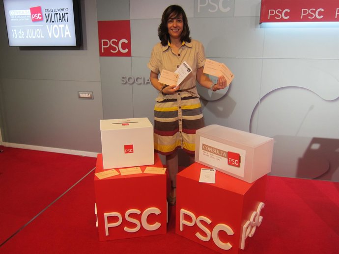 Iolanda Pineda, portavoz de la comisión gestora del PSC