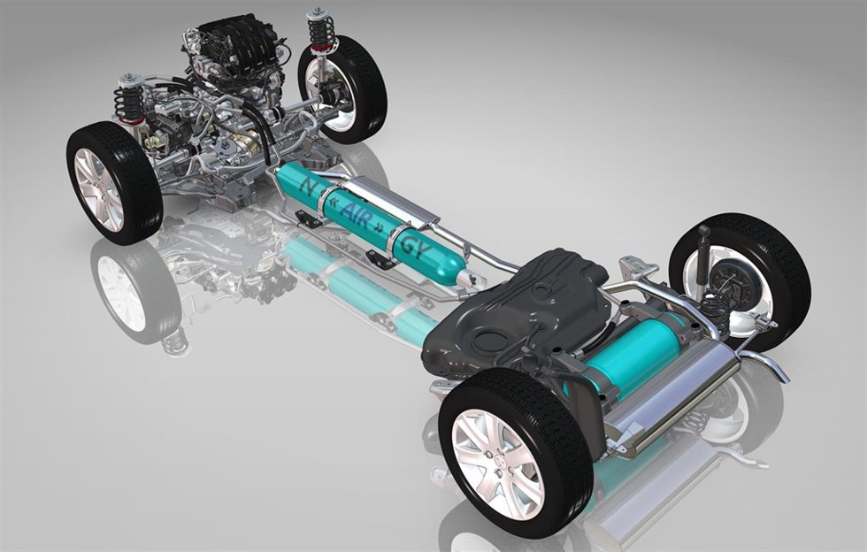 Tecnología Hybrid Air de PSA Peugeot Citroën