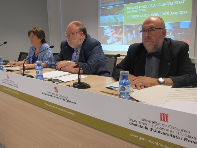 Presentación de los resultados de la preinscripción universitaria 2014