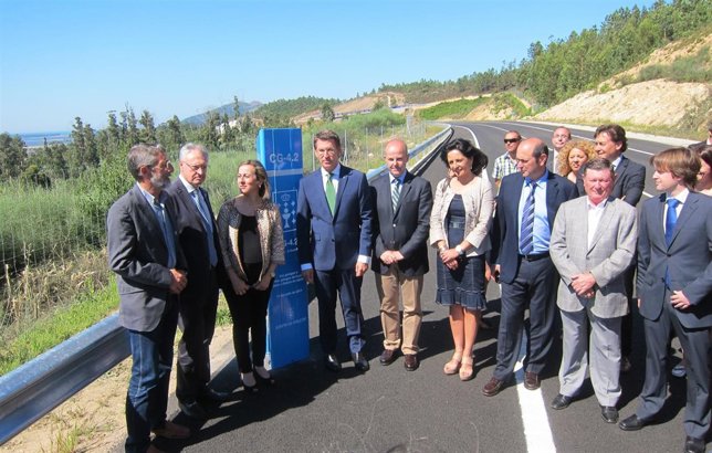 El presidente de la Xunta en un acto en Tomiño