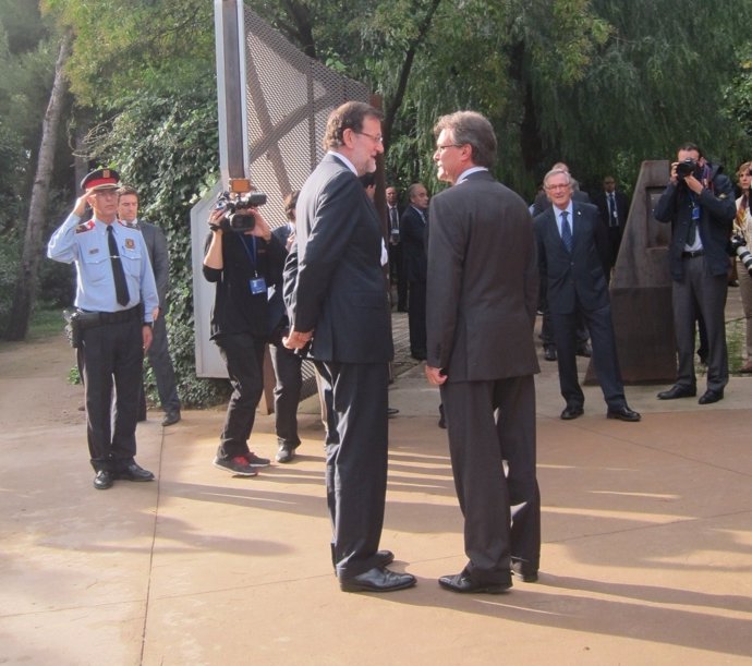 Mariano Rajoy y Artur Mas, presidentes de Gobierno y Generalitat