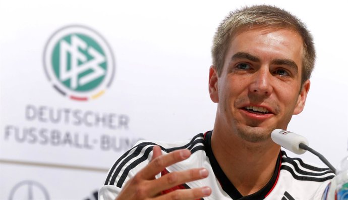 Philipp Lahm con la selección alemana