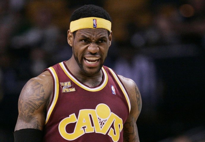 LeBron James en su etapa como jugador de Cleveland Cavaliers