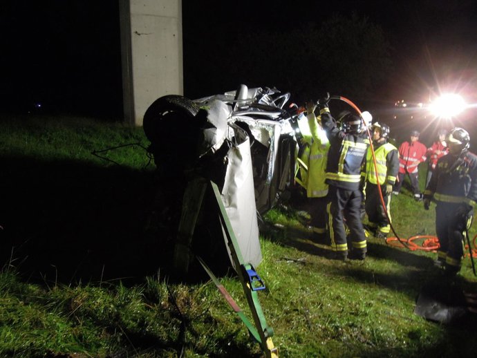 Accidente mortal en Areso.