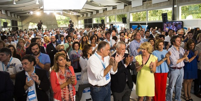 La dirección nacional del PP en su Escuela de Verano de El Escorial