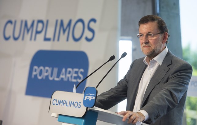 Rajoy interviene en la Escuela de Verano del PP en El Escorial (Madrid)