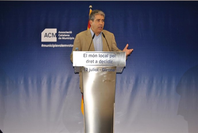 El conseller Francesc Homs este sábado en Girona 
