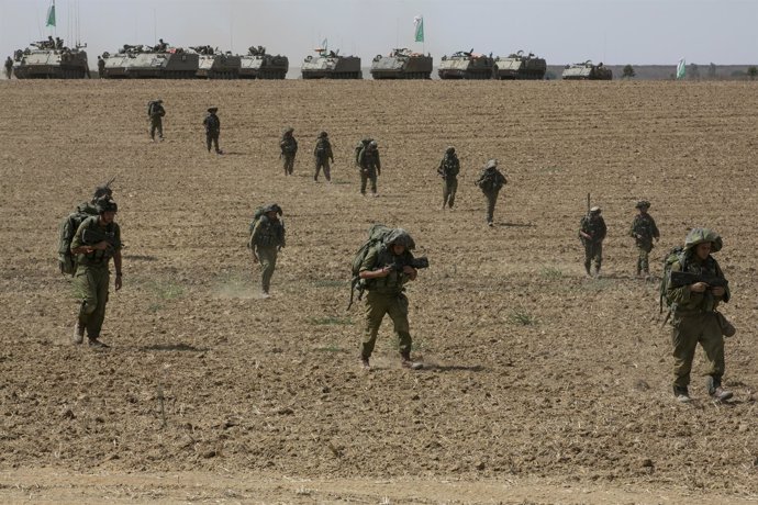 Soldados Israelíes, conflicto en Gaza