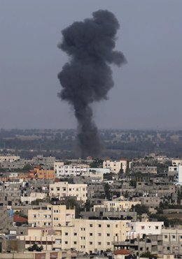 Bombardeo israelí sobre Rafá, en el sur de la Franja de Gaza