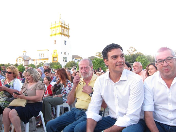 El candidato Pedro Sánchez