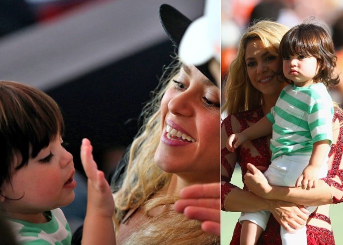 Shakira Milan Gerard Pique Ashton Kutcher Final Copa del Mundo