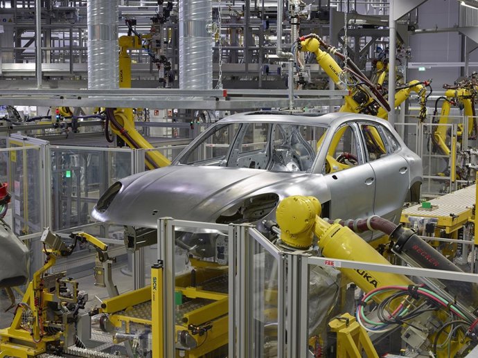 Planta de Porsche en Leipzig (Alemania)