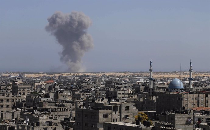 Ataque aéreo de Israel en Gaza 