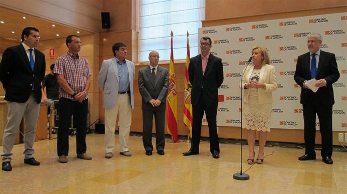 Acto de presentación de la Vuelta Ciclista a España por Aragón