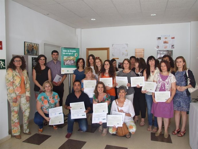 Clausura de taller de empleo en Marmolejo (Jaén)