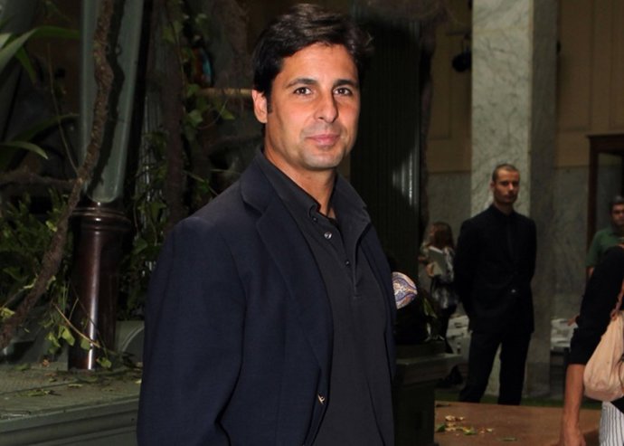 Fran Rivera en el desfile de Emidio Tucci