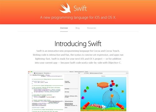 Apple crea el blog oficial de Swift, su lenguaje de programación