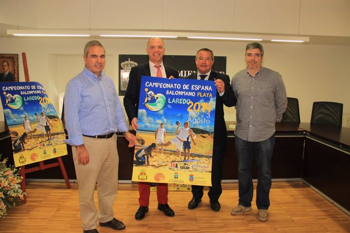 Presentación del Campeonato de España de Balonmano Playa
