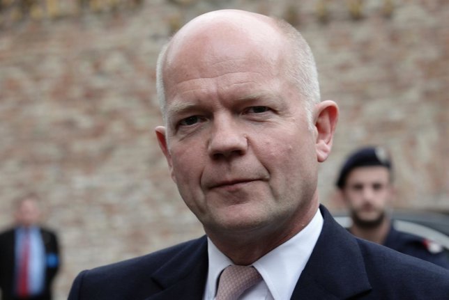 El ministro de exteriores británico William Hague 