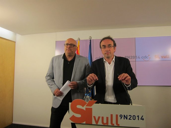 Lluís Corominas y Josep Rull