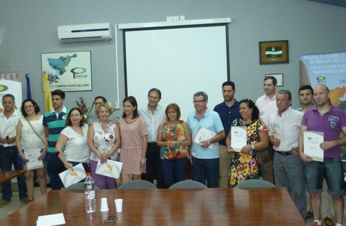 Firma de contratos de la Junta de Andalucía con Prodecan