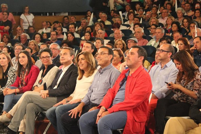Susana Díaz, Rodríguez Zapatero.