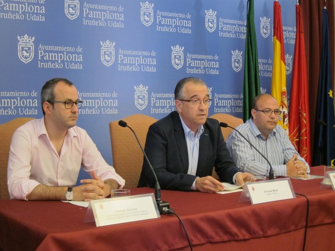 Fermín Alonso, Enrique Maya y Gabriel Viedma.